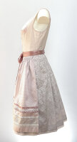 KRÜGER Dirndl Knielang Creme-Rosa 49836 mit Bluse Gr. 36 Mietdauer 4 Tage