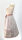 KRÜGER Dirndl Knielang Creme-Rosa 49836 mit Bluse Gr. 36 Mietdauer 4 Tage