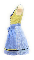 KRÜGER Dirndl Fresh Breeze Mini Grün-Blau 49445 mit Bluse Mietdauer 4 Tage