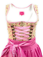 KRÜGER Dirndl Caramel Knielang Beige-Linde-Rosa...