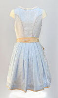KRÜGER Dirndl Elana Mini Hellblau 414865 mit Bluse Gr. 36 Mietdauer 4 Tage