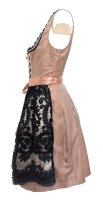 KRÜGER Dirndl Luna Mini Kupfer-Schwarz 602451 mit Bluse Mietdauer 4 Tage
