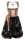 KRÜGER Dirndl Luna Mini Kupfer-Schwarz 602451 mit Bluse Mietdauer 4 Tage