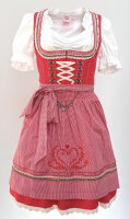 KRÜGER Dirndl Miss Red Mini Rot 41435 mit Bluse Gr....