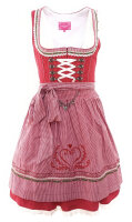 KRÜGER Dirndl Miss Red Mini Rot 41435 mit Bluse Gr. 38 Mietdauer 4 Tage