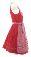 KRÜGER Dirndl Miss Red Mini Rot 41435 mit Bluse Gr. 38 Mietdauer 4 Tage
