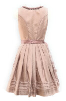 KRÜGER Dirndl Joelle Mini Altrosa-Grün 410462 mit Bluse Gr. 36 Mietdauer 4 Tage