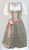 KRÜGER Dirndl Marika Mini Mint-Rosa 405451 mit Bluse...