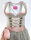 KRÜGER Dirndl Marika Mini Mint-Rosa 405451 mit Bluse Gr. 38 Mietdauer 4 Tage
