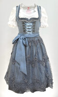 KRÜGER Dirndl Nayara Knielang Blau 049396 mit Bluse...