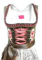 KRÜGER Dirndl Marlene Knielang Dunkelgrün 47866...
