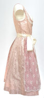 KRÜGER Dirndl Princess Knielang Rosa-Creme 47486 mit Bluse Gr. 38 Mietdauer 4 Tage