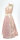 KRÜGER Dirndl Princess Knielang Rosa-Creme 47486 mit Bluse Gr. 38 Mietdauer 4 Tage