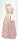 KRÜGER Dirndl Princess Knielang Rosa-Creme 47486 mit Bluse Gr. 38 Mietdauer 4 Tage