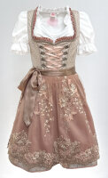 KRÜGER Dirndl Elva Mini Rosa-Sand 46725 mit Bluse...
