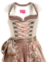 KRÜGER Dirndl Elva Mini Rosa-Sand 46725 mit Bluse...