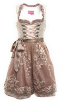 KRÜGER Dirndl Elva Mini Rosa-Sand 46725 mit Bluse Gr. 36 Mietdauer 4 Tage