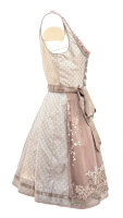 KRÜGER Dirndl Elva Mini Rosa-Sand 46725 mit Bluse Gr. 36 Mietdauer 4 Tage