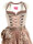 KRÜGER Dirndl Elva Mini Rosa-Sand 46725 mit Bluse Gr. 36 Mietdauer 4 Tage