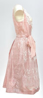 KRÜGER Dirndl Caro Knielang Rosa-Weiß 46246 mit Bluse Gr. 38 Mietdauer 4 Tage
