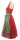 KRÜGER Dirndl Sunrose Lang Rot-Grün 48787 mit Bluse Gr. 40 Mietdauer 4 Tage