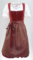 Spieth & Wensky Dirndl Diandra Knielang Rot 420250...