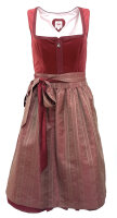 Spieth & Wensky Dirndl Diandra Knielang Rot 420250 mit Bluse Mietdauer 4 Tage