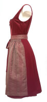 Spieth & Wensky Dirndl Diandra Knielang Rot 420250 mit Bluse Mietdauer 4 Tage