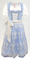 KRÜGER Dirndl Alice Knielang Hellblau 46216 mit...