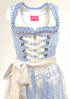 KRÜGER Dirndl Alice Knielang Hellblau 46216 mit...