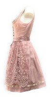 KRÜGER Dirndl Springflower Mini Rosa-Gold 45875 mit Bluse Mietdauer 4 Tage
