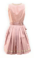 KRÜGER Dirndl Springflower Mini Rosa-Gold 45875 mit Bluse Mietdauer 4 Tage