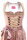 KRÜGER Dirndl Springflower Mini Rosa-Gold 45875 mit Bluse Mietdauer 4 Tage