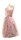 KRÜGER Dirndl Springflower Mini Rosa-Gold 45875 mit Bluse Mietdauer 4 Tage