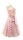 KRÜGER Dirndl Springflower Mini Rosa-Gold 45875 mit Bluse Mietdauer 4 Tage