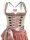 KRÜGER Dirndl Symphony Knielang Hellblau-Rosa 45726 mit Bluse Gr. 36 Mietdauer 4 Tage**