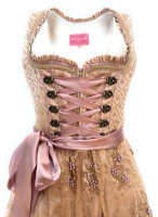 KRÜGER Dirndl Rosie Mini Gold-Rosa 44555 mit Bluse...