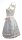 KRÜGER Dirndl Rose Daisy Mini Silber-Rosa 43575 mit Bluse Gr. 36 Mietdauer 4 Tage**