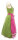 KRÜGER Dirndl Apple Lang Grün-Pink 41027 mit Bluse Gr. 38 Mietdauer 4 Tage**