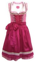 KRÜGER Dirndl Jana Mini Pink-Gold 40485 mit Bluse Gr. 38 Mietdauer 4 Tage**