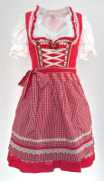 KRÜGER Dirndl Miracle Mini Rot-Weiß 40465 mit...