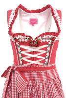 KRÜGER Dirndl Miracle Mini Rot-Weiß 40465 mit...