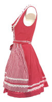 KRÜGER Dirndl Miracle Mini Rot-Weiß 40465 mit Bluse Gr. 38 Mietdauer 4 Tage**