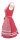 KRÜGER Dirndl Miracle Mini Rot-Weiß 40465 mit Bluse Gr. 38 Mietdauer 4 Tage**