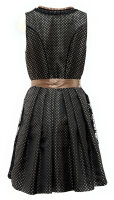 KRÜGER Dirndl Taina Mini Schwarz-Gold 406251 mit Bluse Mietdauer 4 Tage**