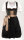 KRÜGER Dirndl Taina Mini Schwarz-Gold 406251 mit Bluse Mietdauer 4 Tage**