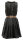 KRÜGER Dirndl Taina Mini Schwarz-Gold 406251 mit Bluse Mietdauer 4 Tage**