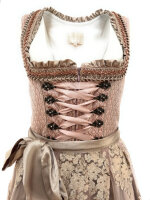 KRÜGER Dirndl Blush Lang Hellbraun-Dunkelrosa 16807...