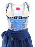 KRÜGER Dirndl Harmony Mini Hellblau-Dunkelblau 40005...