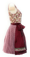 KRÜGER Dirndl Merdefleur Mini Rot 45905 mit Bluse Gr. 36 Mietdauer 4 Tage**